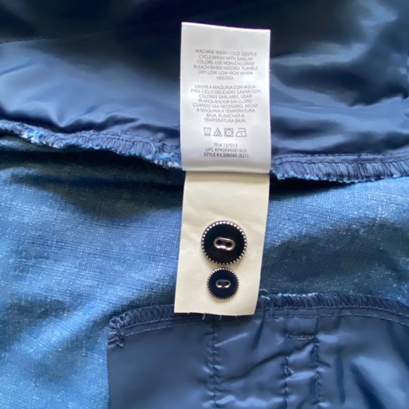 Isaac Mizrahi New York Tailored Shorts Indigo Chambray Size 4 Blue 100% Cotton - Picture 6 of 8